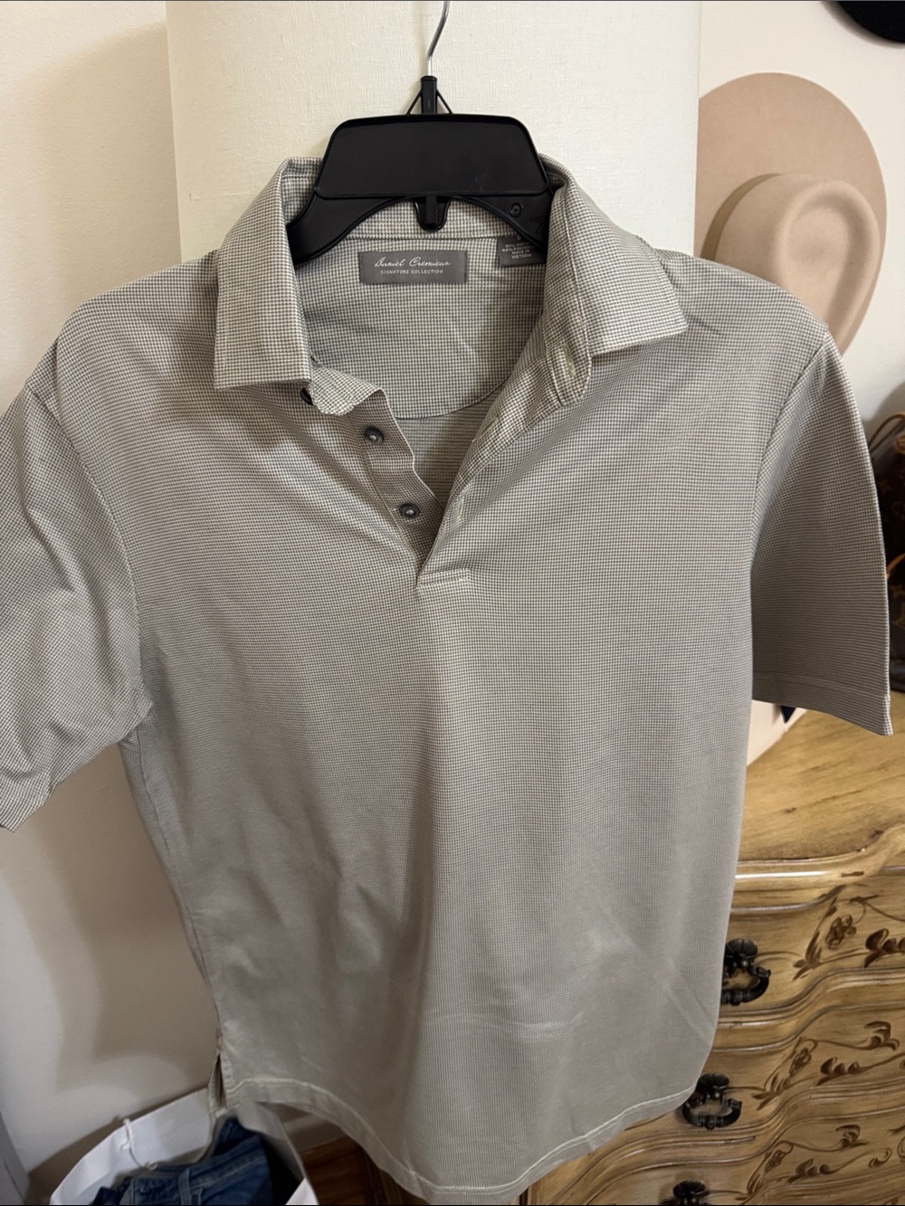 Daniel Cremieux Men's Short Sleeve Polo in Light Gray